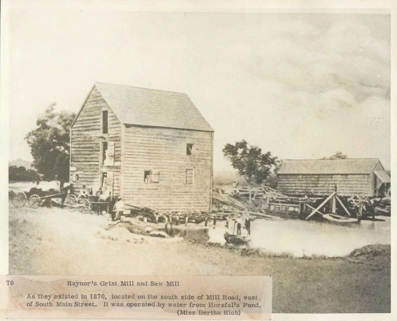 Raynor's Grist Mill and Saw Mill image. Click for full size.