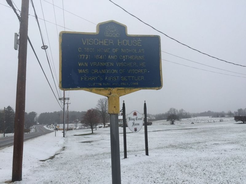 Vischer House Marker. Click for full size. Vischer House Marker image. Click for full size.