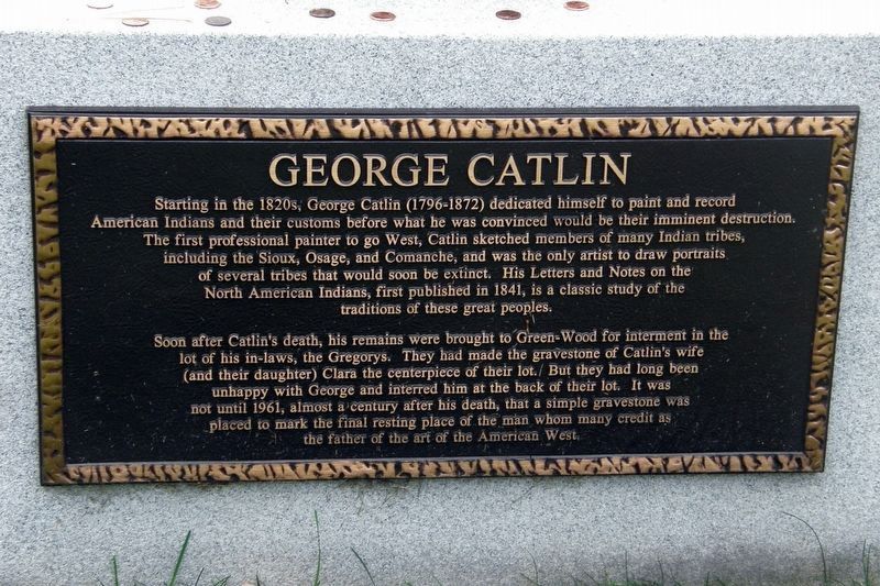 George Catlin Marker. Click for full size. George Catlin Marker image. Click for full size.