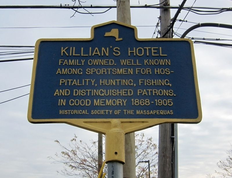 Killian's Hotel Marker image. Click for full size.