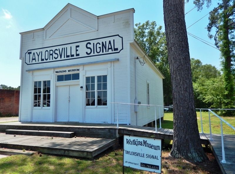 Taylorsville Signal Buiding / Watkins Museum image. Click for full size.