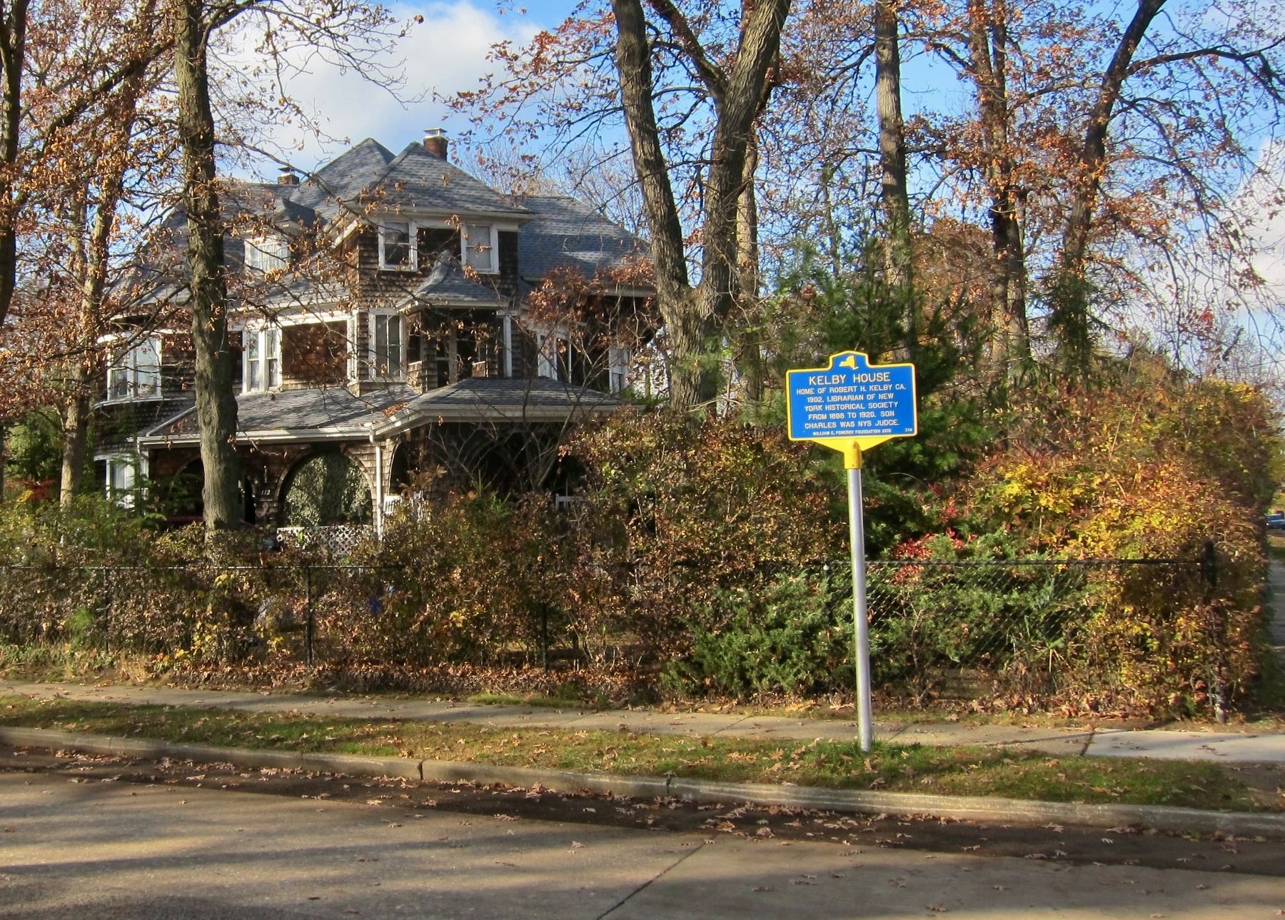 Kelby House and Marker image. Click for full size.