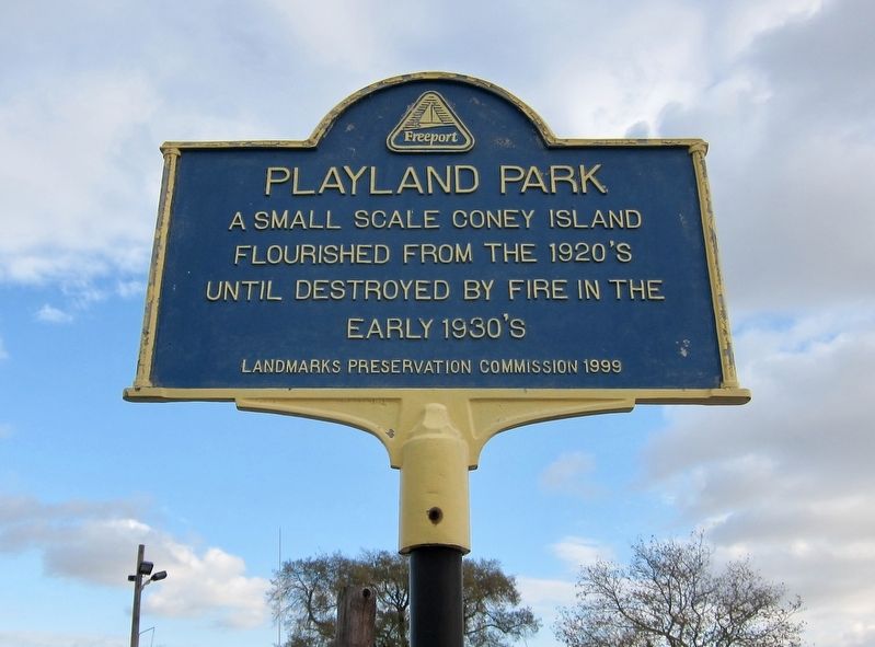 Playland Park Marker image. Click for full size.
