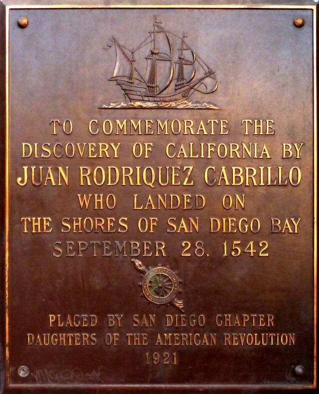 The Discovery of California Marker image. Click for full size.