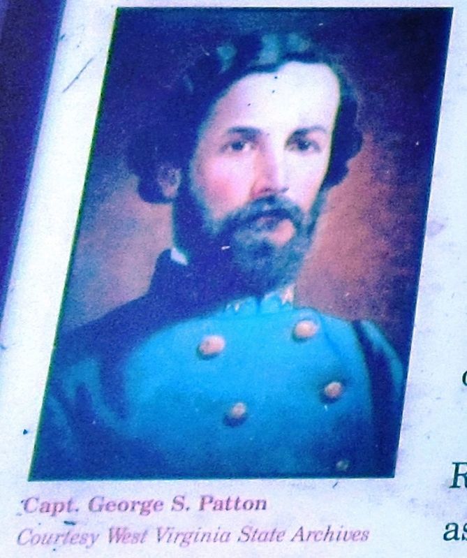 Marker detail: Capt. George S. Patton. Click for full size. Marker detail: Capt. George S. Patton image. Click for full size.