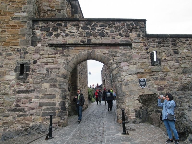 Foogs Gate at Edinburgh Castle. Click for full size. Foogs Gate at Edinburgh Castle image. Click for full size.