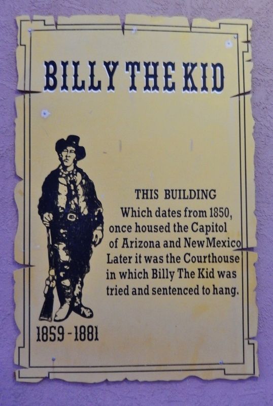 Billy the Kid Marker image. Click for full size.