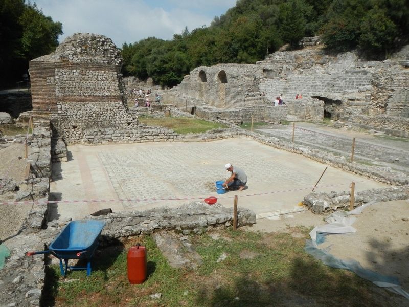 The Roman Forum mosaic. Click for full size. The Roman Forum mosaic image. Click for full size.