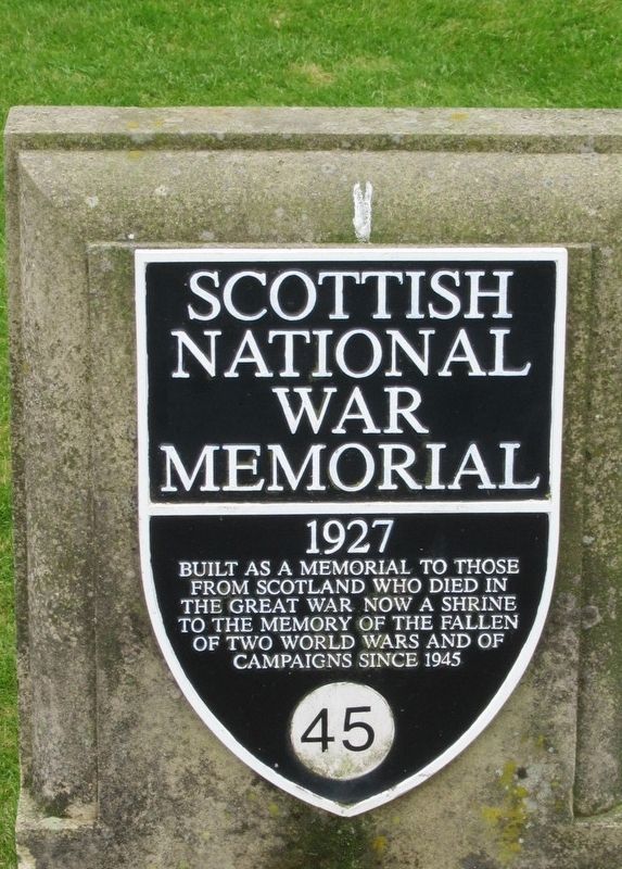 Scottish National War Memorial. Click for full size. Scottish National War Memorial image. Click for full size.