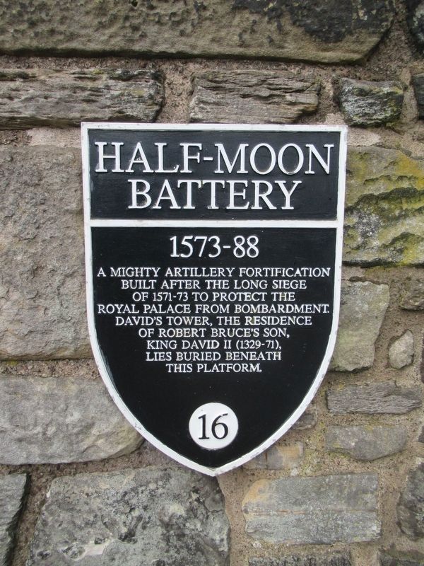 Half-Moon Battery Marker image. Click for full size.