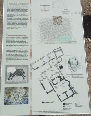 Roman Town Planning Marker image. Click for full size.