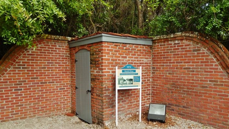 1872 North Privy Marker (<i>wide view</i>) image. Click for full size.