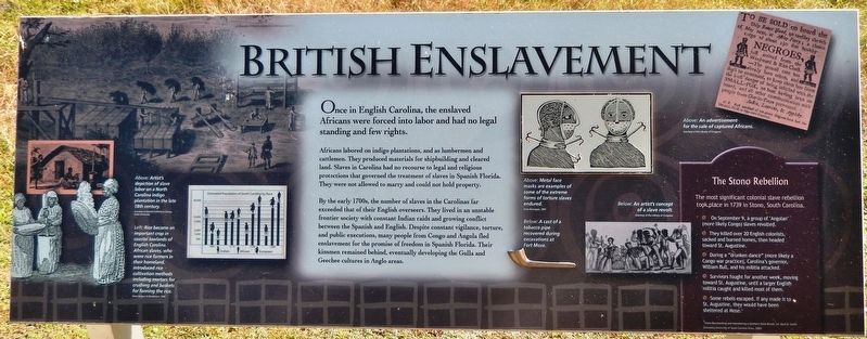 British Enslavement Marker image. Click for full size.