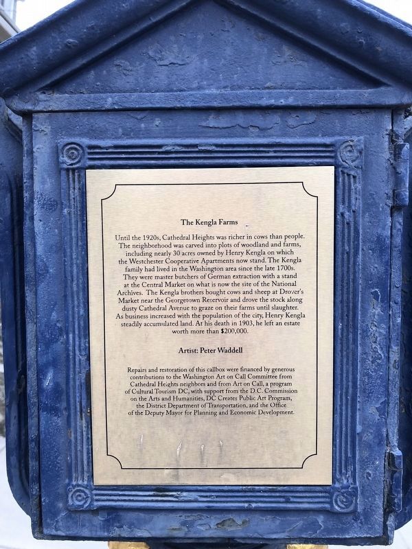 Reverse of The Kengla Farms Marker. Click for full size. Reverse of The Kengla Farms Marker image. Click for full size.