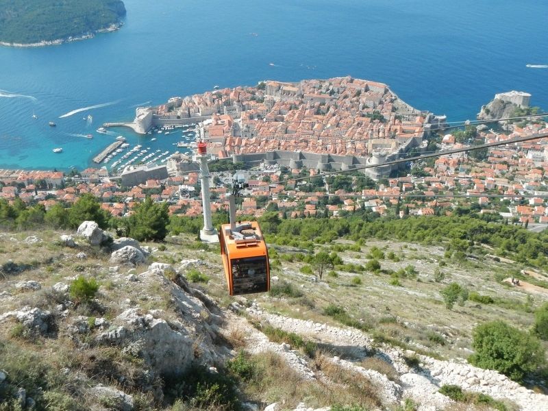 The Old Town of Dubrovnik from Fort Imprial image. Click for full size.