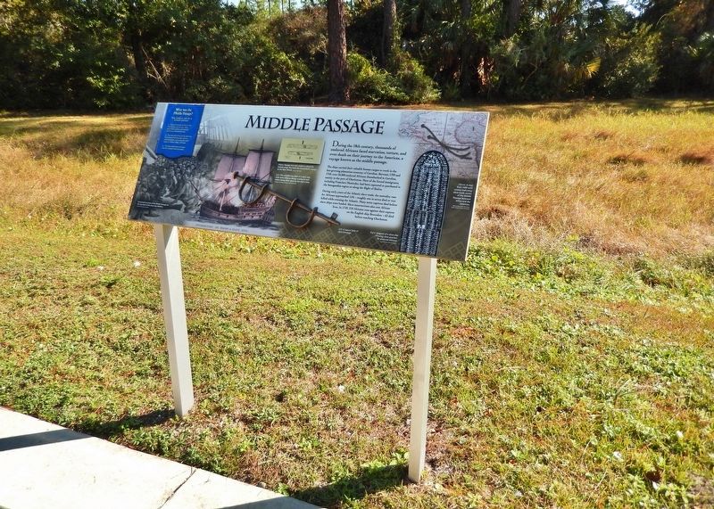 Middle Passage Marker (<i>wide view</i>) image. Click for full size.