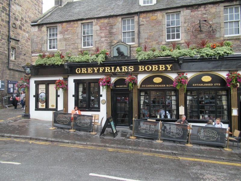 Greyfriars Bobby's Bar. Click for full size. Greyfriars Bobby's Bar image. Click for full size.