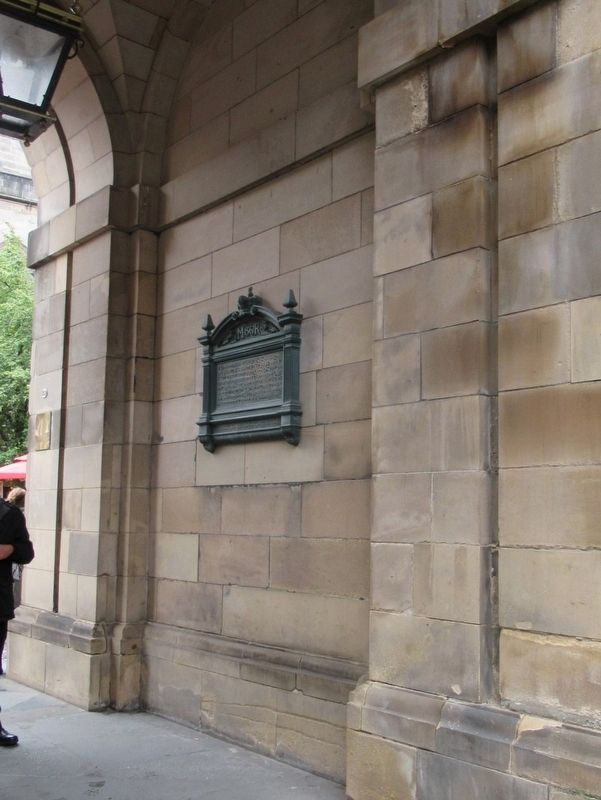 Lodging of Sir Simon Preston Marker image. Click for full size.