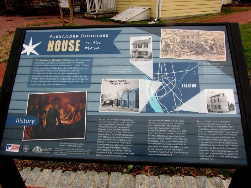 Alexander Douglass House on the Move Marker. Click for full size. Alexander Douglass House on the Move Marker image. Click for full size.