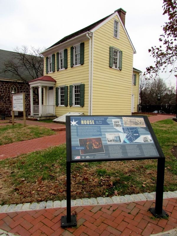 Alexander Douglass House on the Move Marker image. Click for full size.