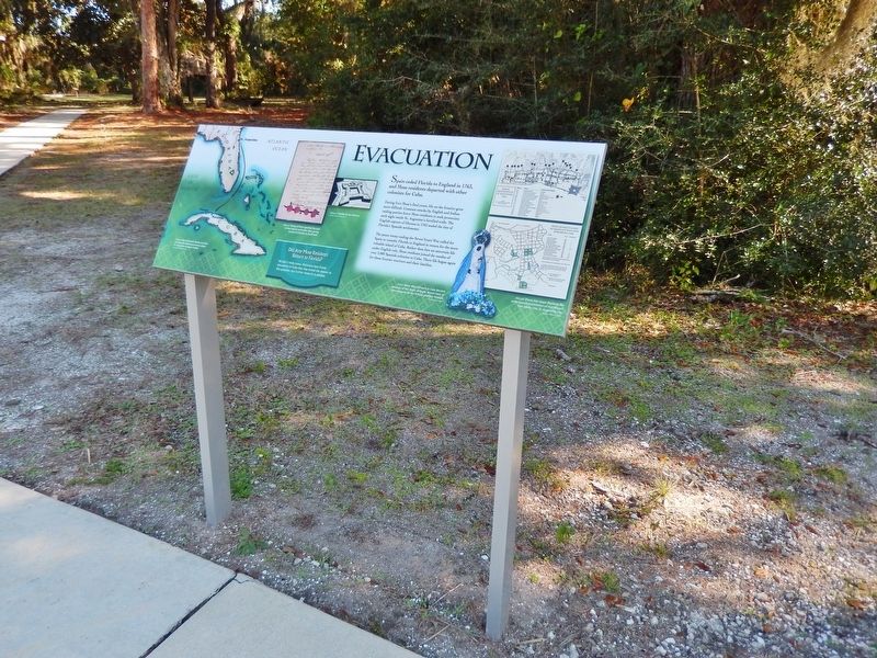 Evacuation Marker (<i>wide view</i>). Click for full size. Evacuation Marker (<i>wide view</i>) image. Click for full size.