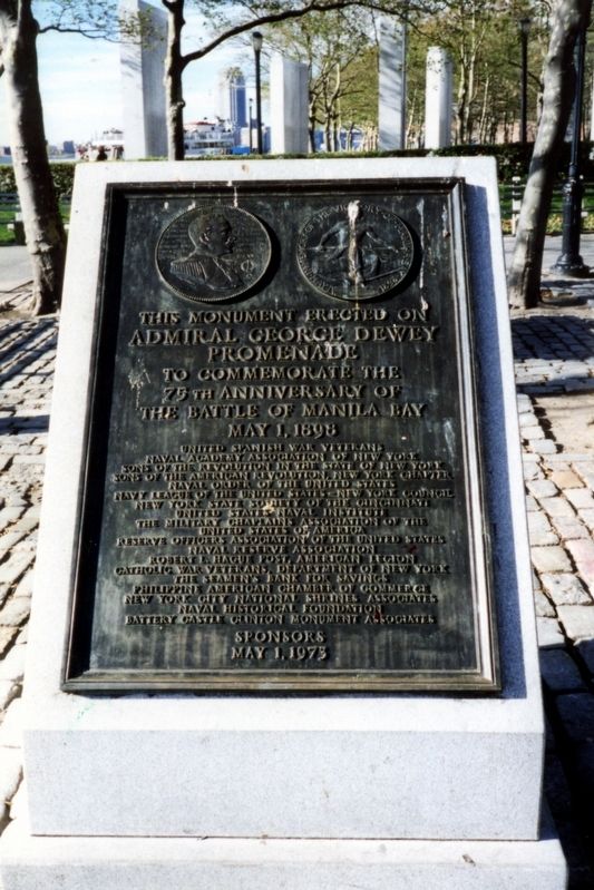 75th Anniversary of the Battle of Manila Bay Marker original location. Click for full size. 75th Anniversary of the Battle of Manila Bay Marker original location image. Click for full size.