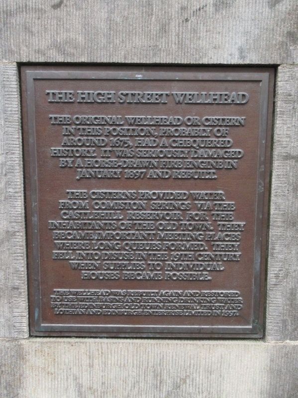 The High Street Wellhead Marker image. Click for full size.