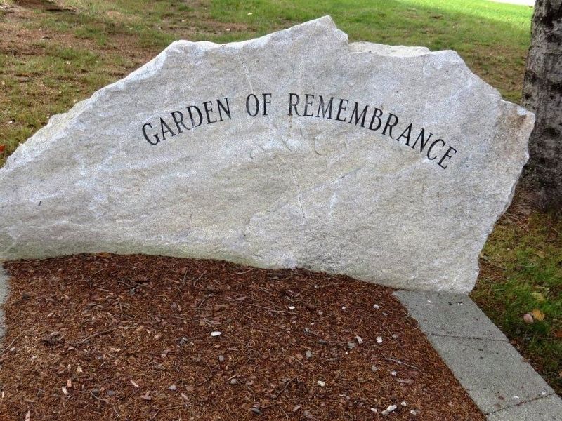 Garden of Remembrance Marker. Click for full size. Garden of Remembrance Marker image. Click for full size.