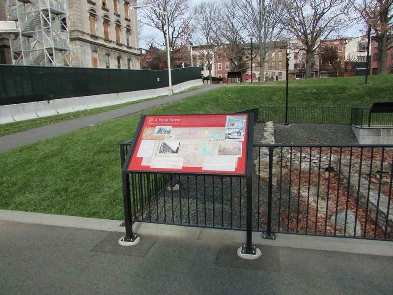 West Front Street Marker image. Click for full size.
