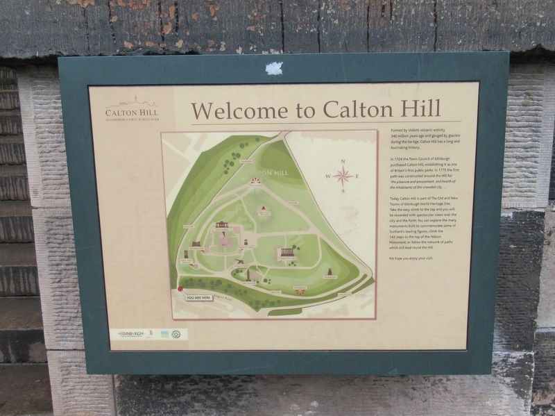 Calton Hill Marker image. Click for full size.