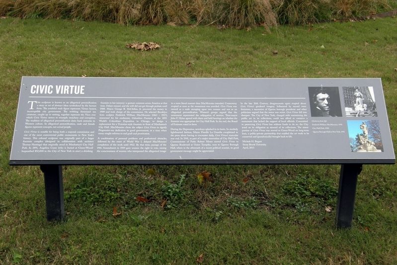 "Civic Virtue" Marker. Click for full size. "Civic Virtue" Marker image. Click for full size.