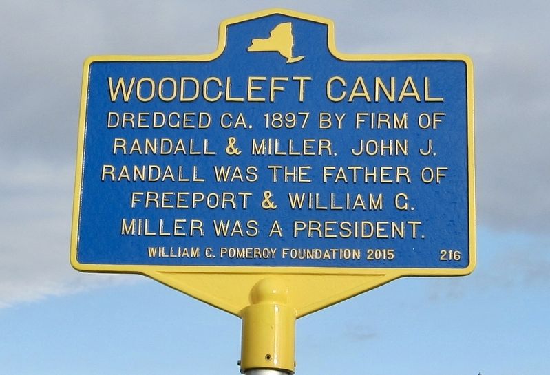 Woodcleft Canal Marker image. Click for full size.