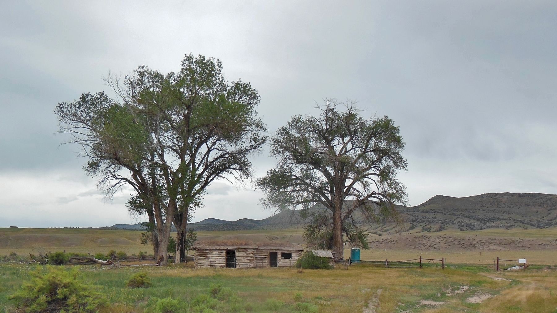 Parker Homestead (<i>wide view looking west from marker</i>). Click for full size. Parker Homestead (<i>wide view looking west from marker</i>) image. Click for full size.