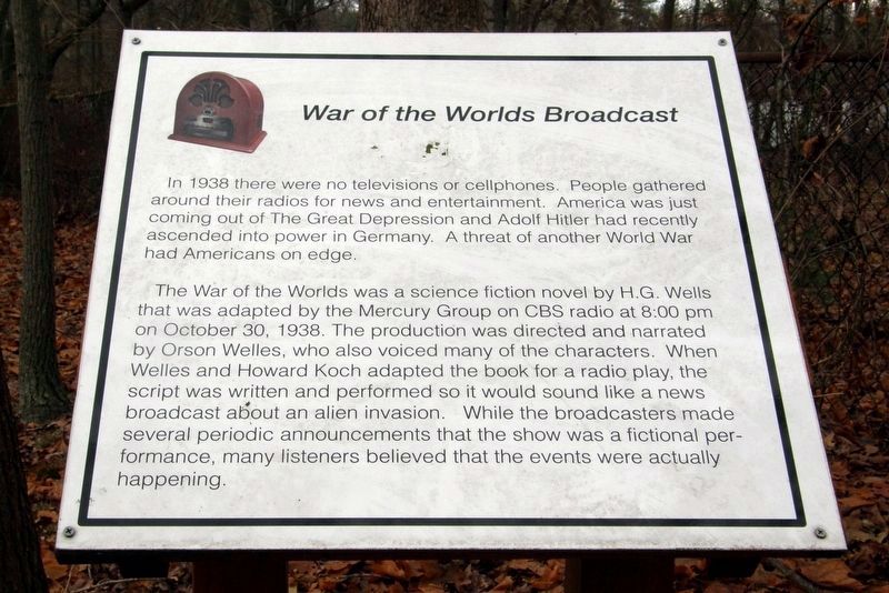Martian Landing Site narrative trail marker #1. Click for full size. Martian Landing Site narrative trail marker #1 image. Click for full size.