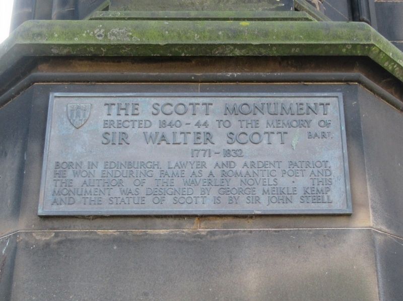 The Scott Monument Marker image. Click for full size.