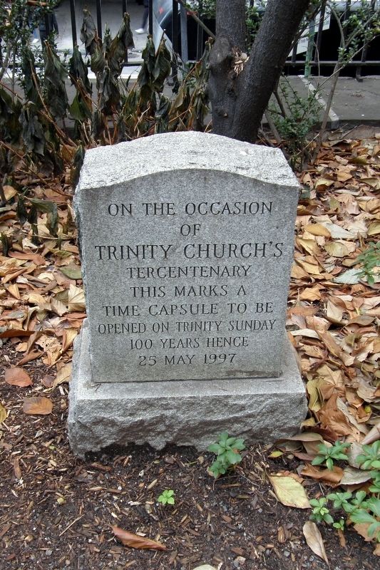 Trinity Churchs Tercentenary Marker image. Click for full size.