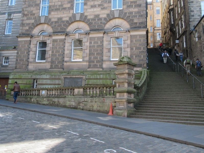 Edinburgh Municipal Building Marker. Click for full size. Edinburgh Municipal Building Marker image. Click for full size.