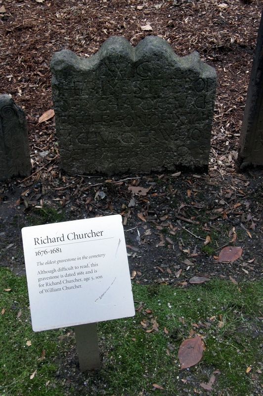 Richard Churcher gravesite image. Click for full size.