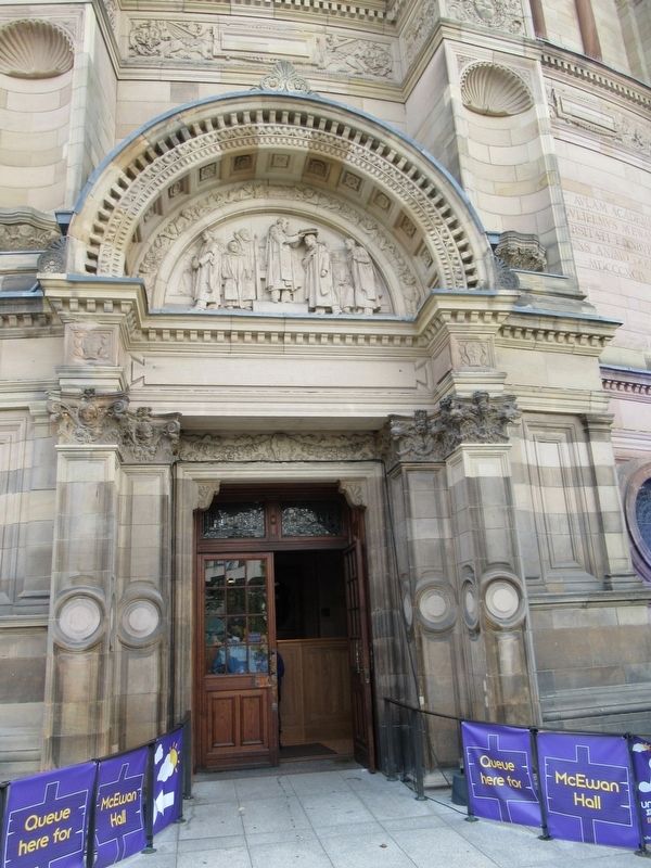 The Entrance of McEwan Hall, The University of Edinburgh image. Click for full size.