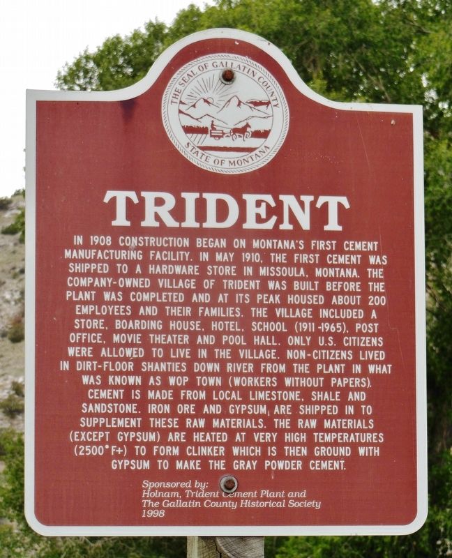 Trident Marker. Click for full size. Trident Marker image. Click for full size.