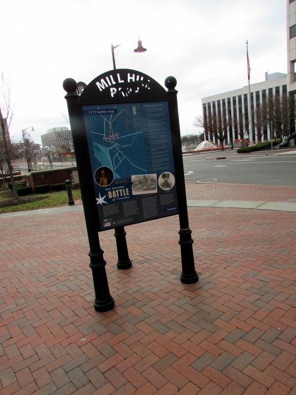 The Second Battle of Trenton Marker image. Click for full size.