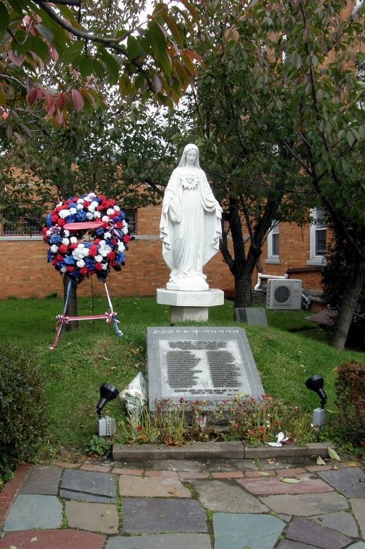 Immaculate Heart of Mary Parish WWII Memorial. Click for full size. Immaculate Heart of Mary Parish WWII Memorial image. Click for full size.