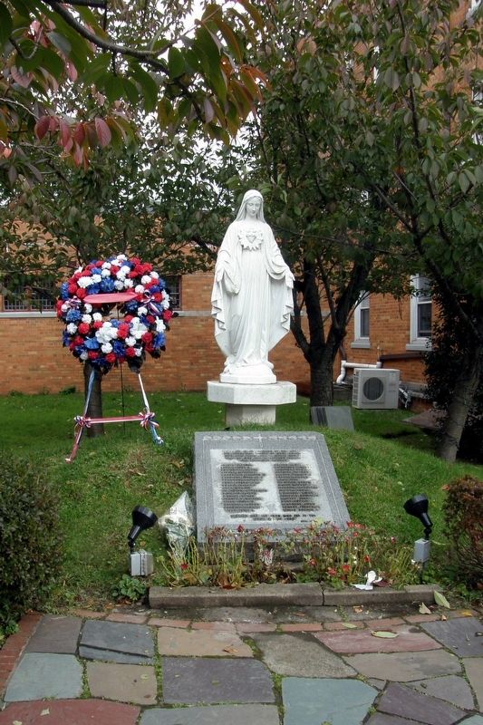 Immaculate Heart of Mary Parish WWII Memorial image. Click for full size.
