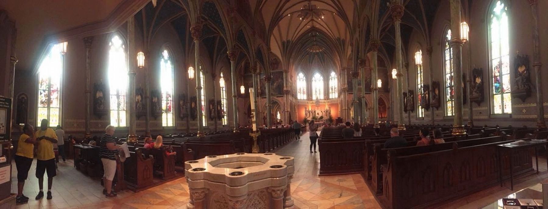 An interior view of the Cathedral of St. John the Baptist image. Click for full size.
