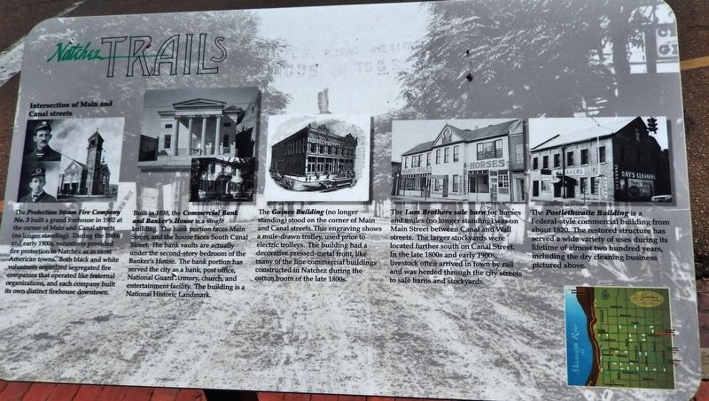 Intersection of Main and Canal Streets Marker. Click for full size. Intersection of Main and Canal Streets Marker image. Click for full size.