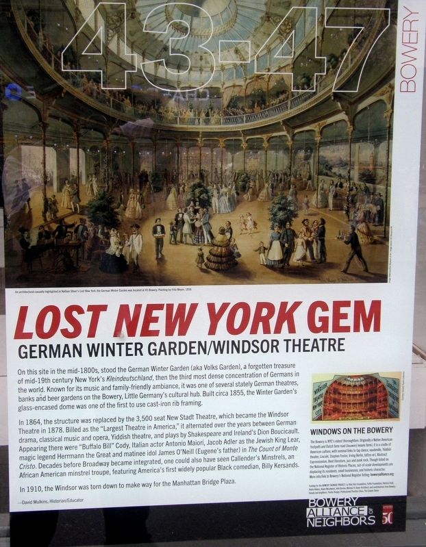 Lost New York Gem Marker. Click for full size. Lost New York Gem Marker image. Click for full size.