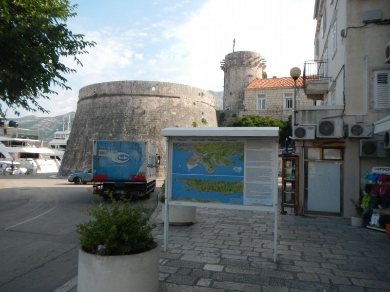 The Town of Korčula Marker image. Click for full size.
