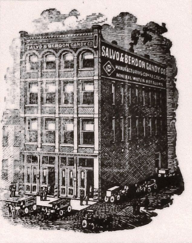 Marker detail: Salvo & Berdon Candy Company, 1890 image. Click for full size.