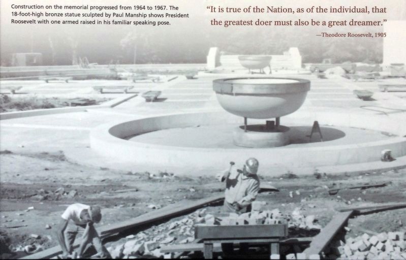 Construction of the Memorial. Click for full size. Construction of the Memorial image. Click for full size.