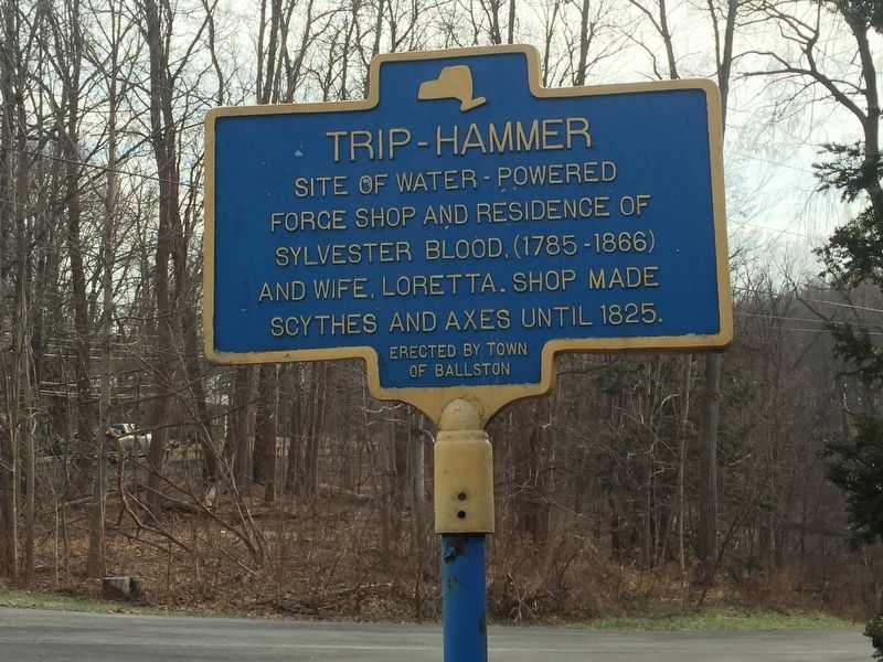 Site of Trip Hammer Marker image. Click for full size.
